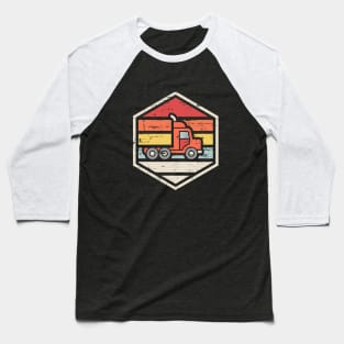 Retro Badge Truck Baseball T-Shirt